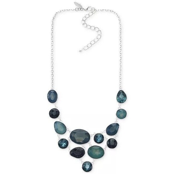 Style&co. Jewelry - Style&co Statement Necklace Silver Tone Crystal Chic Classic Stylish Ladies NWT